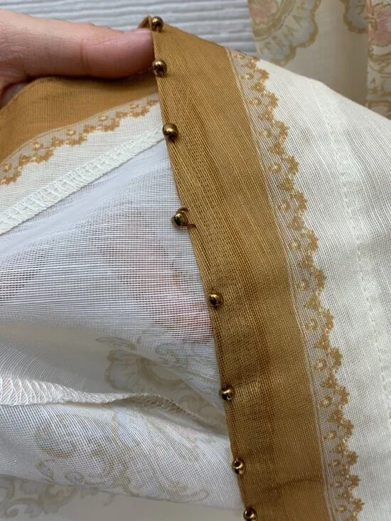 Agua by Agua Bendita Cream Seascape & Floral Embroidered Belted Mini Dress - Picture 7 of 10